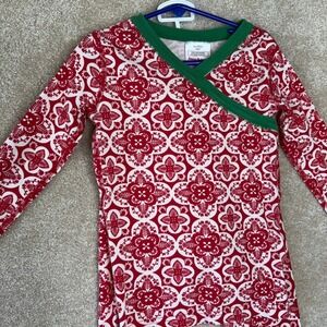 Hanna Andersson Christmas Pajama Set pjs Size 6-7 120cm‎ Long Sleeve Pants